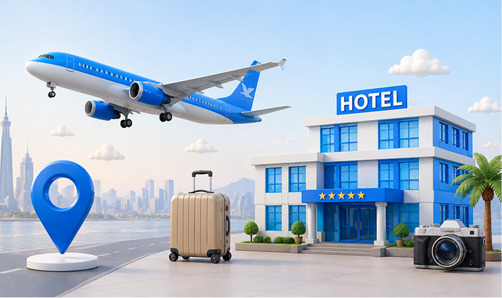 Tourism trips & hotel bookings